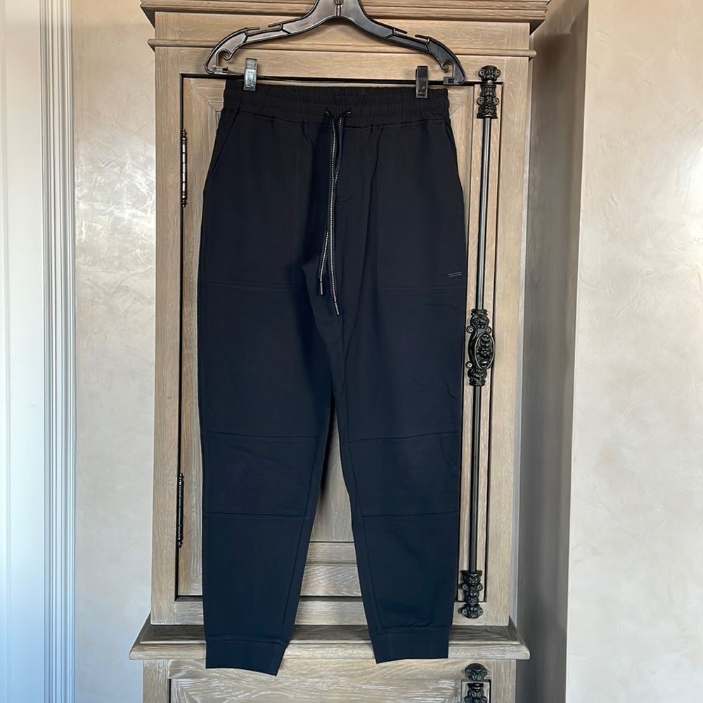 MPG Sport black cotton jogger pants. Size Small / Petite